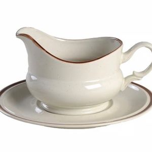Hearthside Vintage Casual Elegance Stoneware Serving Piece Gravy Sauce Bowl